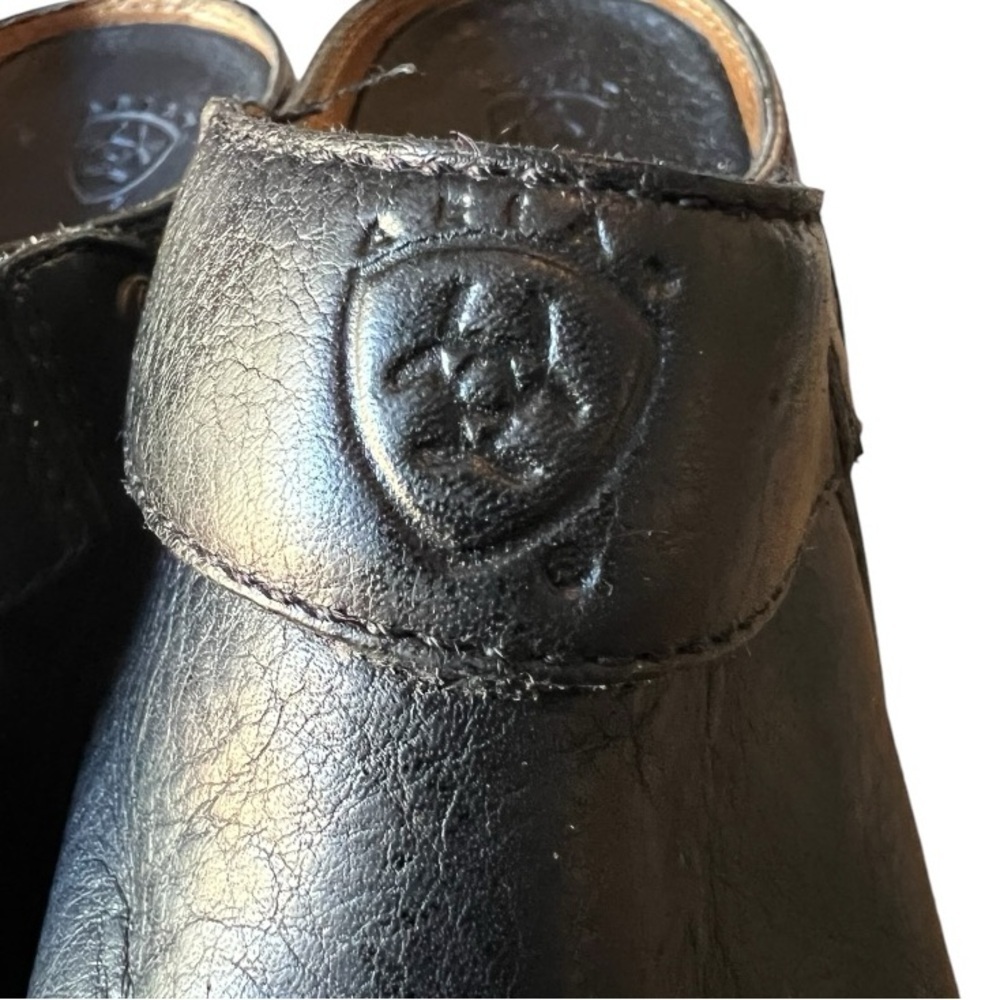 Ariat Santa Cruz Black Leather Clogs/ Slip-Ons Woman’s Size 7C Style 93801W - Picture 8 of 9